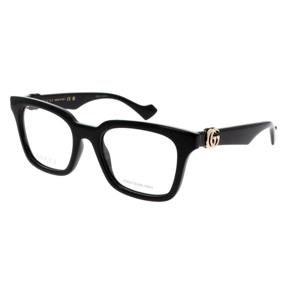 NEW GUCCI EYEGLASSES BLACK WOMEN EYEWEAR GUCCI - Picture 1 of 4